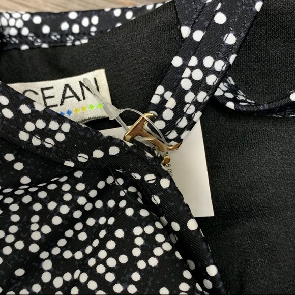 New 24th & Ocean Women's Tankini Top Size 8 / Small Spot On Side-Tie Swimsuit - Picture 7 of 10